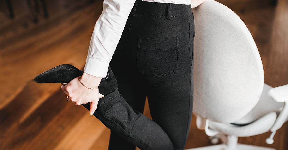 Mrat Yoga Full Length Pants Petite Pants for Office Ladies High